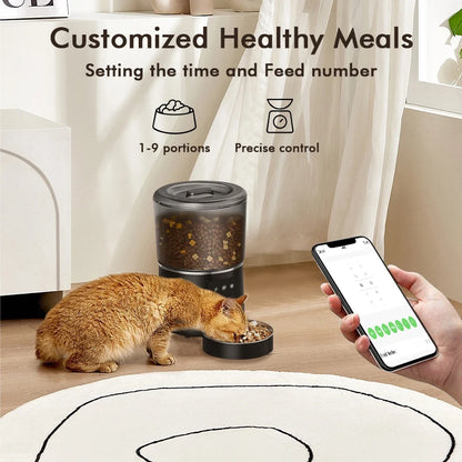 NPET 4L Automatic smart pet feeder