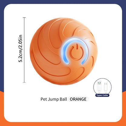 Smart Cat Or Dog Toy Ball Electronic Interactive Pet Toy (USB Rechargeable) — Automatically Moves and Bounces to Keep Pets Active and Entertained