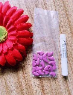Colorful Pet Nail Caps (20 pcs)
