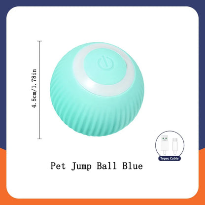 Smart Cat Or Dog Toy Ball Electronic Interactive Pet Toy (USB Rechargeable) — Automatically Moves and Bounces to Keep Pets Active and Entertained