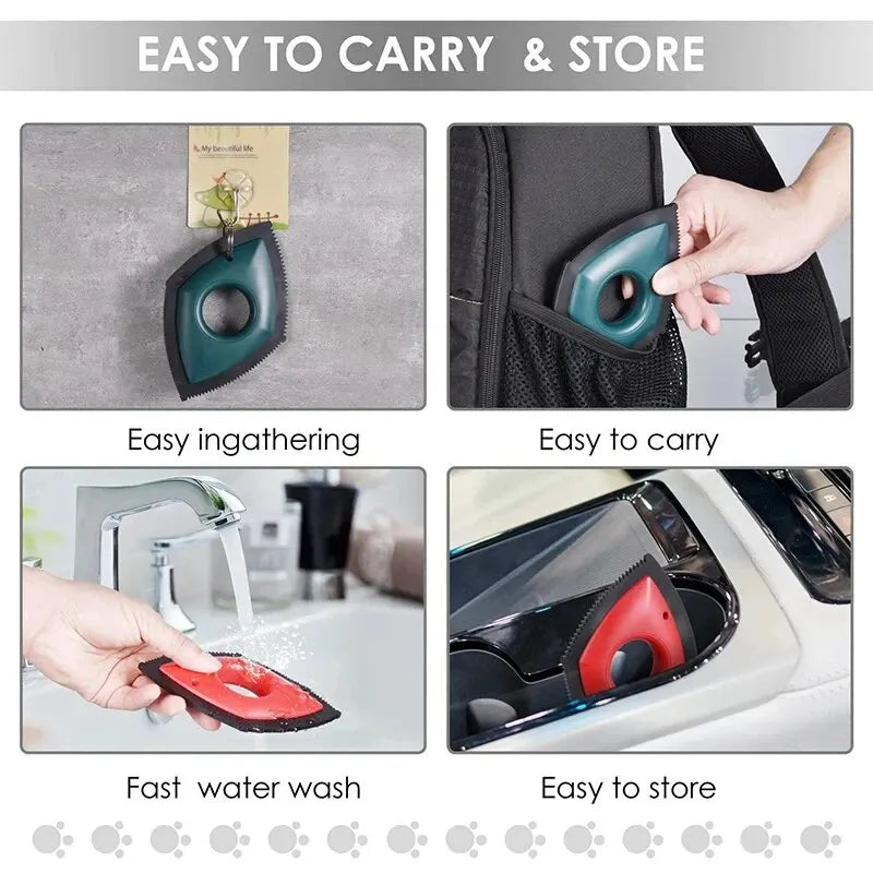 4 Mode Reusable Pet Hair Remover - Dog & Cat Fur Remover For Carpets, Clothing, Furniture And Car Seats.