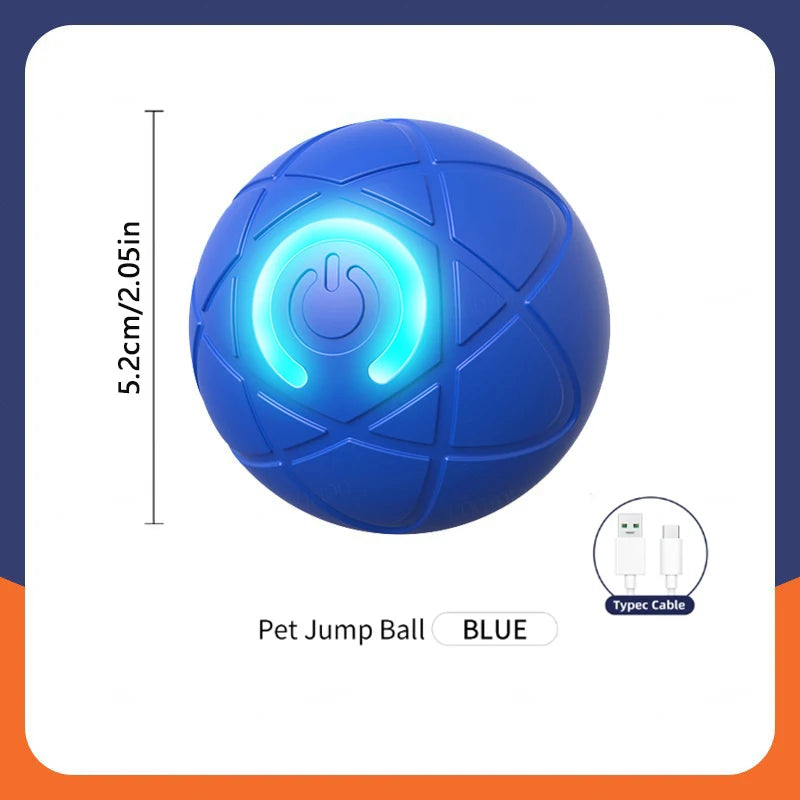 Smart Cat Or Dog Toy Ball Electronic Interactive Pet Toy (USB Rechargeable) — Automatically Moves and Bounces to Keep Pets Active and Entertained