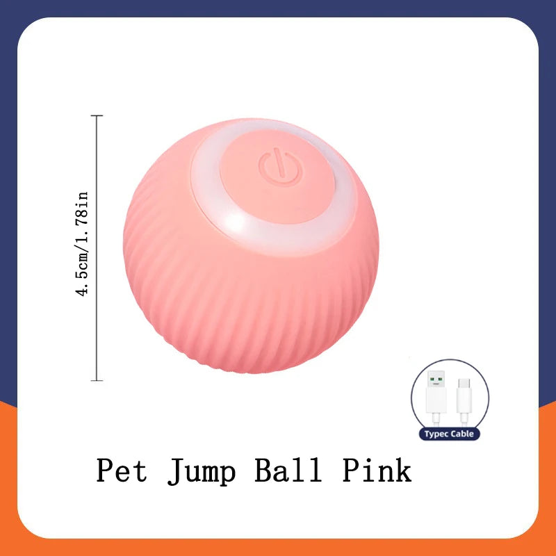 Smart Cat Or Dog Toy Ball Electronic Interactive Pet Toy (USB Rechargeable) — Automatically Moves and Bounces to Keep Pets Active and Entertained