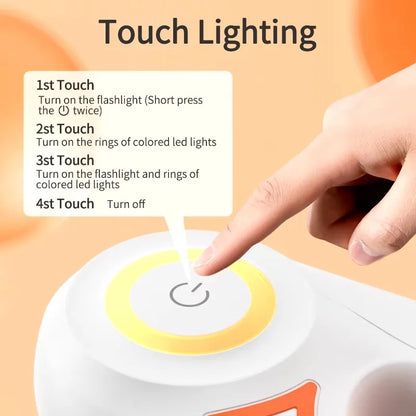 5M Adjustable Retractable Dog Leash + LED — Walk Confidently After Dark