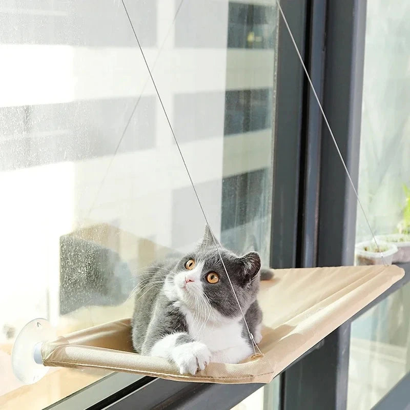Easily Adjustable Hammock Style Kitty Kat Window Perch