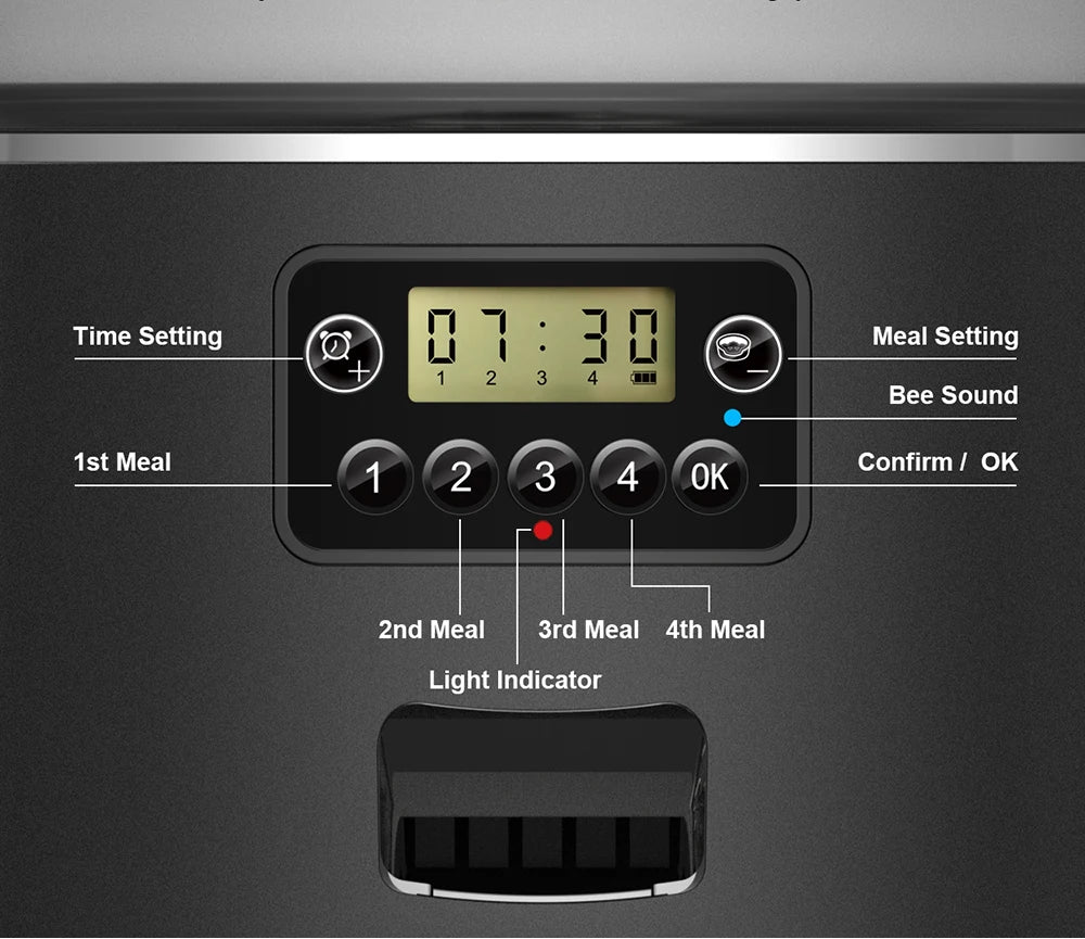 NPET 4L Automatic smart pet feeder