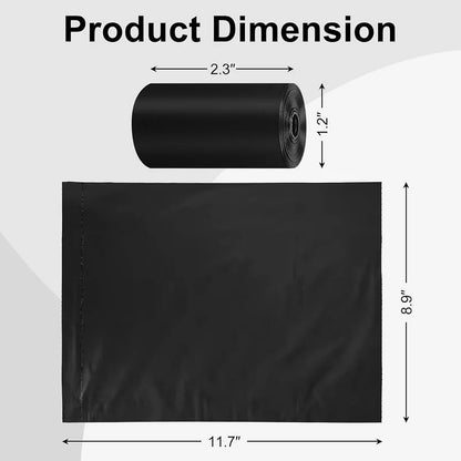 Black Doggy Bags With Dispenser