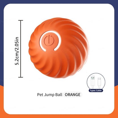 Smart Cat Or Dog Toy Ball Electronic Interactive Pet Toy (USB Rechargeable) — Automatically Moves and Bounces to Keep Pets Active and Entertained