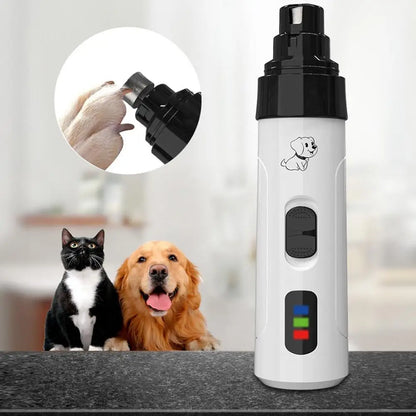 Electric pet nail Clippers & Replaceable Grinding Head