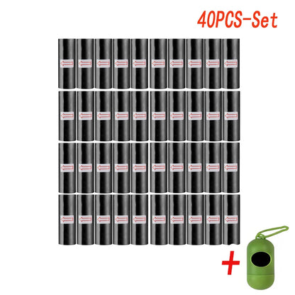 Black Doggy Bags With Dispenser