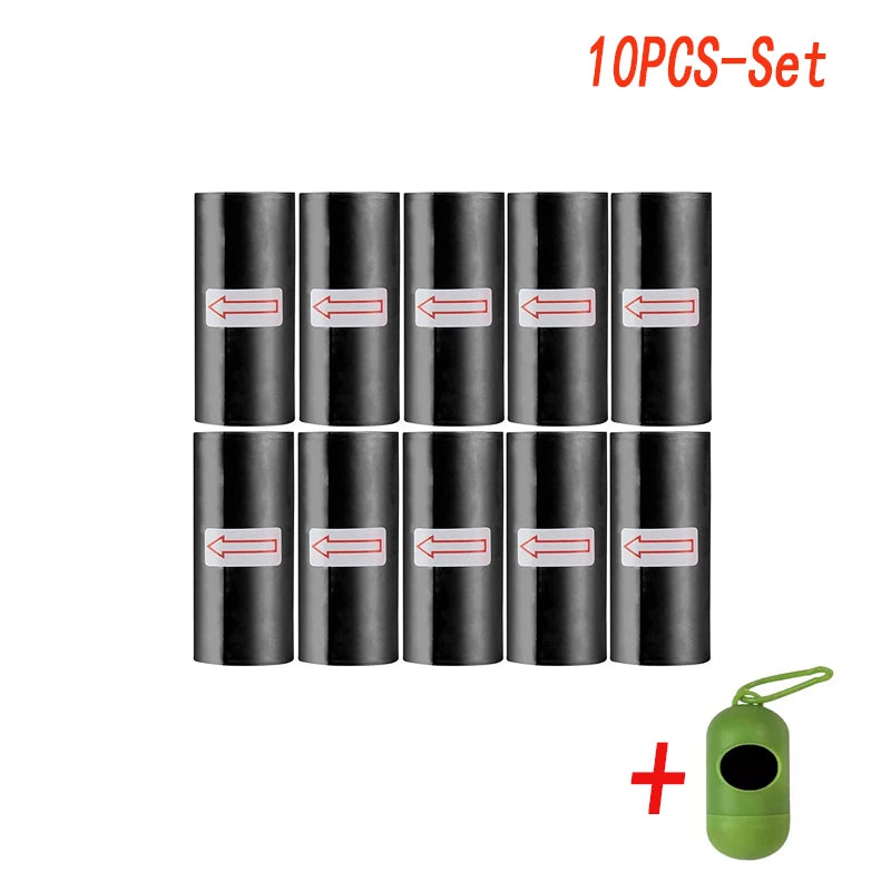 Black Doggy Bags With Dispenser