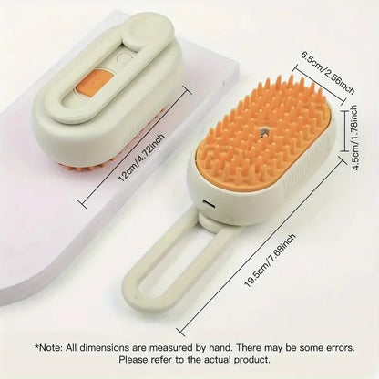 Pet Cleaning Spray Comb, Pet Undercoat Hair Removal Slicker Brush — Removes Loose Fur While Grooming for a Cleaner, Smoother Coat