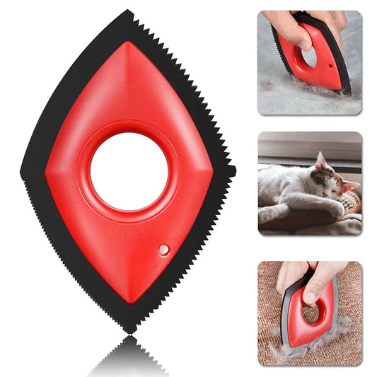 4 Mode Reusable Pet Hair Remover - Dog & Cat Fur Remover For Carpets, Clothing, Furniture And Car Seats.