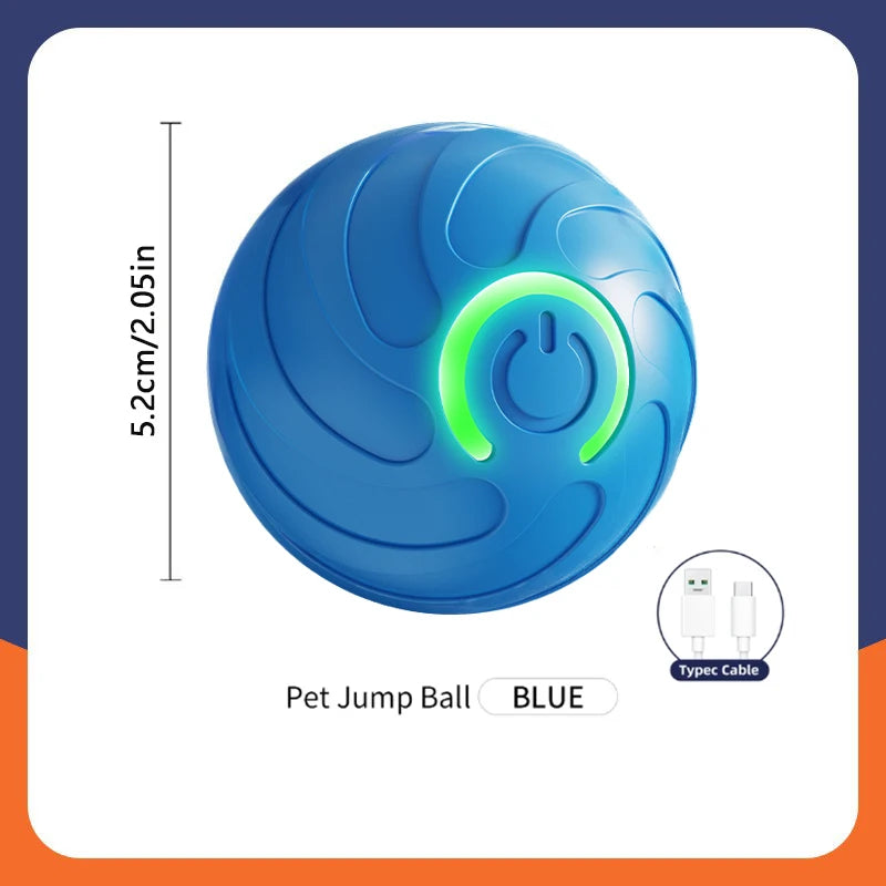 Smart Cat Or Dog Toy Ball Electronic Interactive Pet Toy (USB Rechargeable) — Automatically Moves and Bounces to Keep Pets Active and Entertained