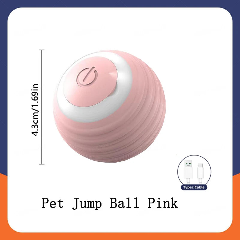 Smart Cat Or Dog Toy Ball Electronic Interactive Pet Toy (USB Rechargeable) — Automatically Moves and Bounces to Keep Pets Active and Entertained
