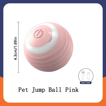 Smart Cat Or Dog Toy Ball Electronic Interactive Pet Toy (USB Rechargeable) — Automatically Moves and Bounces to Keep Pets Active and Entertained