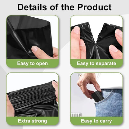 Black Doggy Bags With Dispenser