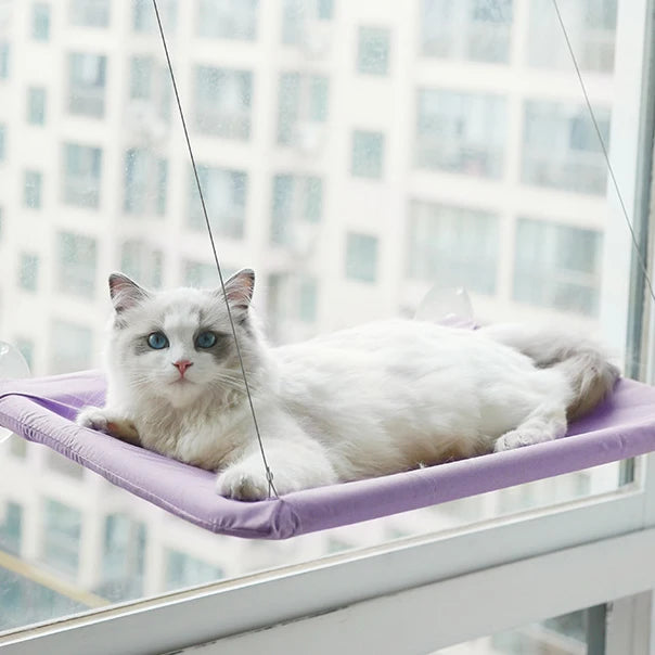 Easily Adjustable Hammock Style Kitty Kat Window Perch
